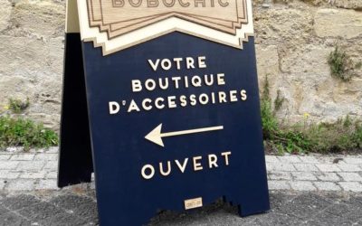 Stop-trottoir pour la boutique Monsieur Bobochic