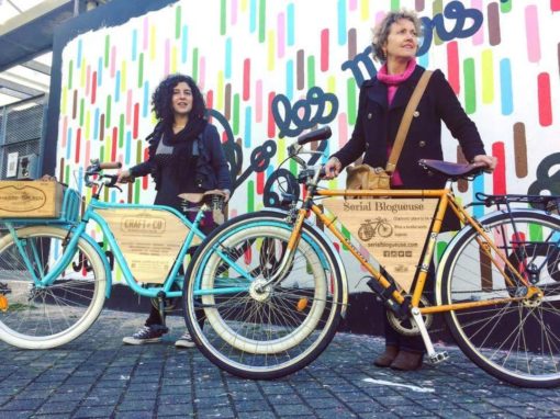 Vélos customisés – Stop-trottoirs – Totems