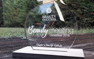 Trophées bois et plexiglass pour la convention Beauty Success 2018