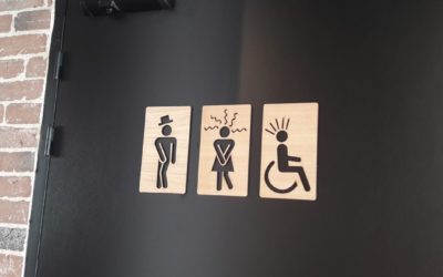 Plaques signalétiques pour les toilettes – Gram Gust