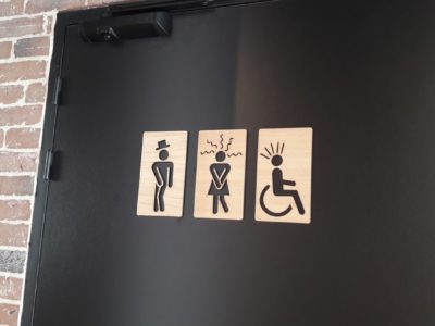 Plaques signalétiques pour les toilettes – Gram Gust