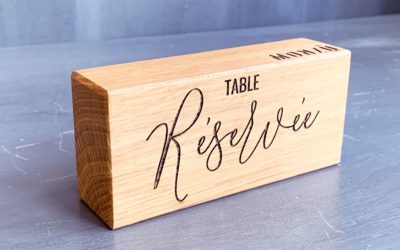 Supports de table « Réservée » pour le restaurant italien Monzù