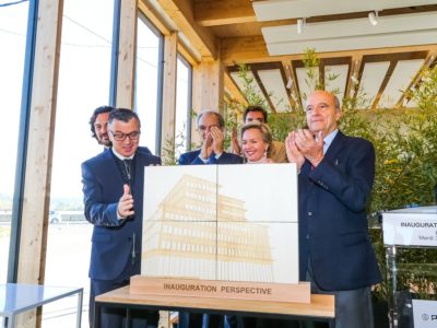 Groupe Pichet – un objet inaugural pour Perspective- le bâtiment bois le plus haut de France