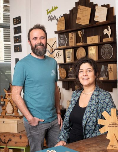 Carole Redero et Charlie Loumena, co-fondateurs de CRAFT & CO
